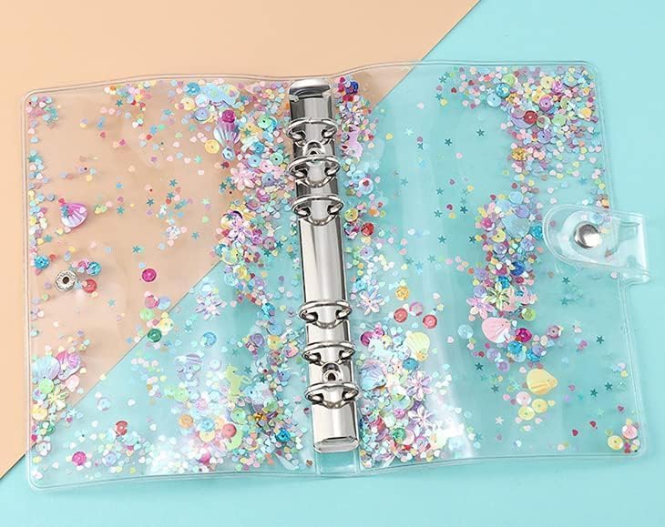 Weigav A6 Notebook Binder, Savings Binder, Money Saving Record Folder (Transparent) (Transparent 2) - Image 3